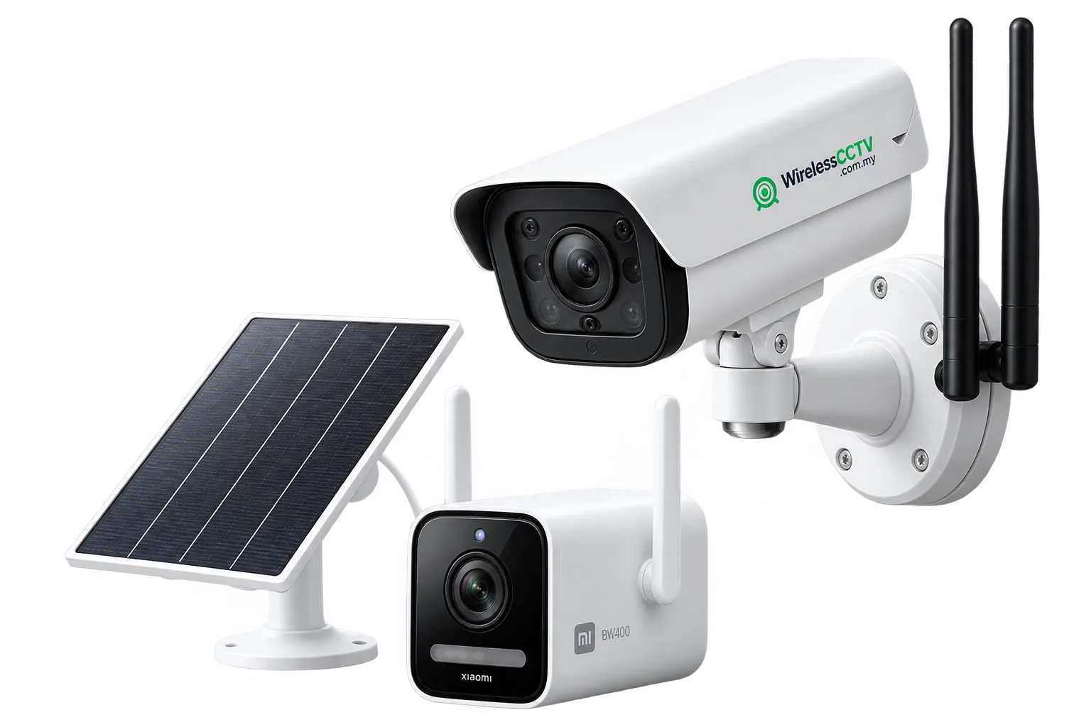 Komposisi kamera CCTV tanpa wayar HSS