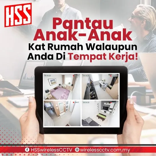Poster pantauan anak melalui tablet