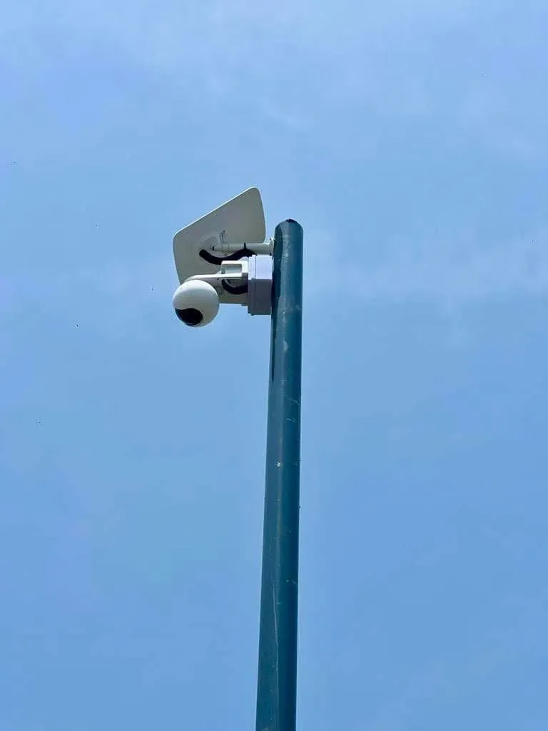 Pemasangan solar oleh HSS WirelessCCTV