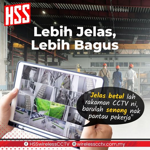 Poster pemantauan kilang melalui tablet